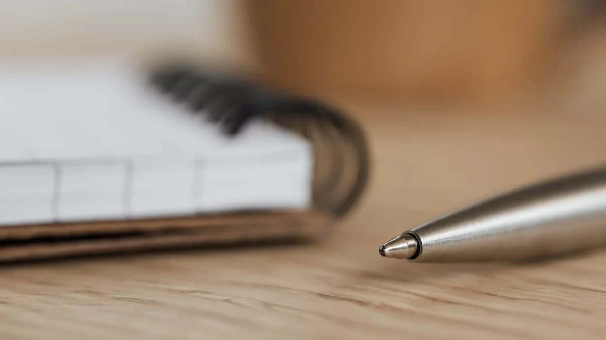 pen and notebook